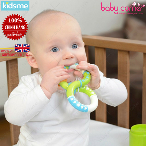  Đồ Chơi Lục Lạc Xoay Cắn Răng Kidsme 9584, Từ 3 Tháng Tuổi 