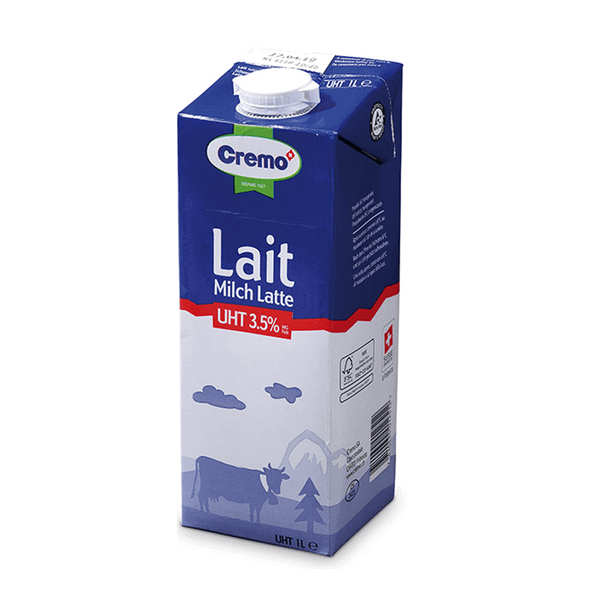  Sữa Tươi Tiệt Trùng Thụy Sĩ Cremo  - 3.5% Chất Béo (1L) 