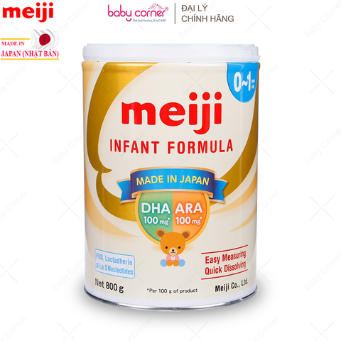  Sữa Bột MEIJI Infant Formula Số 0, 800g, Cho Bé Từ 0-12M 