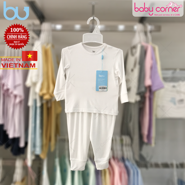  Bộ BU Dài Tay Cài Vai, Quần Dài (6 - 9M) 