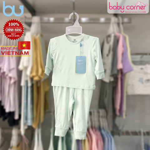  Bộ BU Dài Tay Cài Vai, Quần Dài (6 - 9M) 