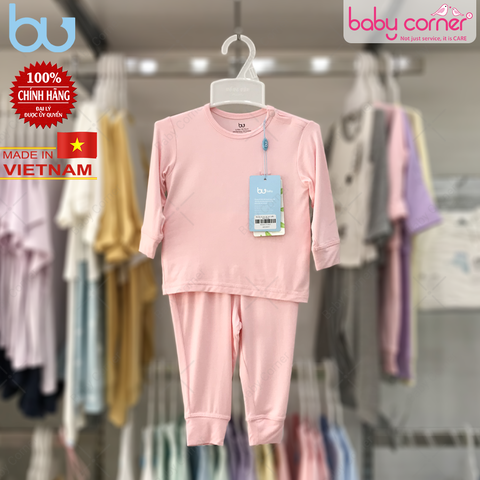  Bộ BU Dài Tay Cài Vai, Quần Dài (6 - 9M) 