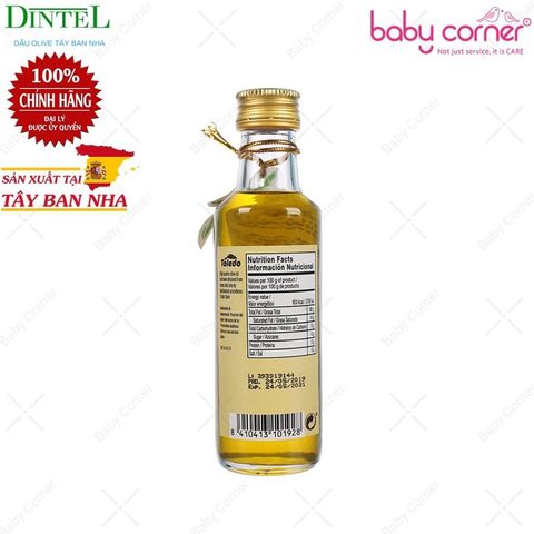  Dầu Olive Dintel Pure Olive Oil 250ml Nắp Vàng Tinh Khiết 