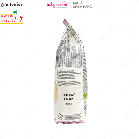  Mì Ăn Dặm Hữu Cơ Dạng Sợi BIO JUNIOR, Bé Từ 8 Tháng, 200G 