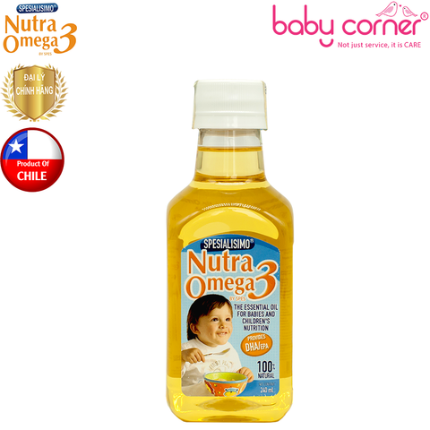  Dầu Cá Hồi Nutra Omega 3, 240ml 