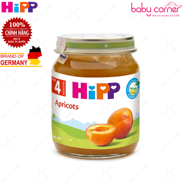  Dinh dưỡng đóng lọ Hipp mơ tây (125g) 