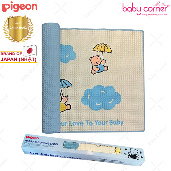  Đệm Nằm Hơi Cao Su Pigeon (60 x 90cm) Cho Bé 