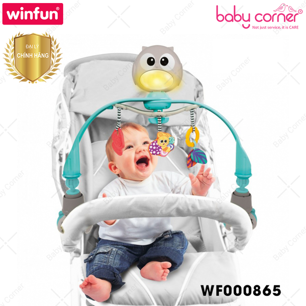  Treo cũi, xe đẩy có đèn chiếu hình cú mèo 0865 Winfun 