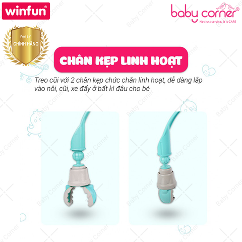  Treo cũi, xe đẩy có đèn chiếu hình cú mèo 0865 Winfun 