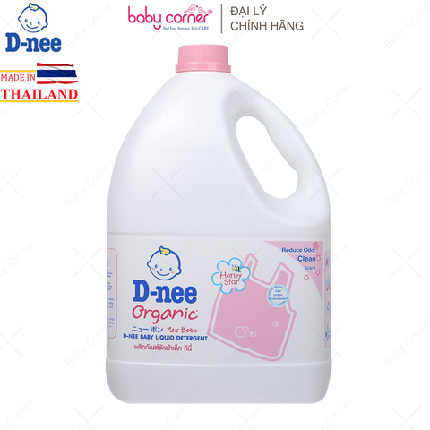  Nước Giặt Quần Áo Em Bé DNEE Hồng 3L 