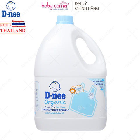  Nước Giặt Quần Áo Em Bé DNEE Xanh Dương 3L 