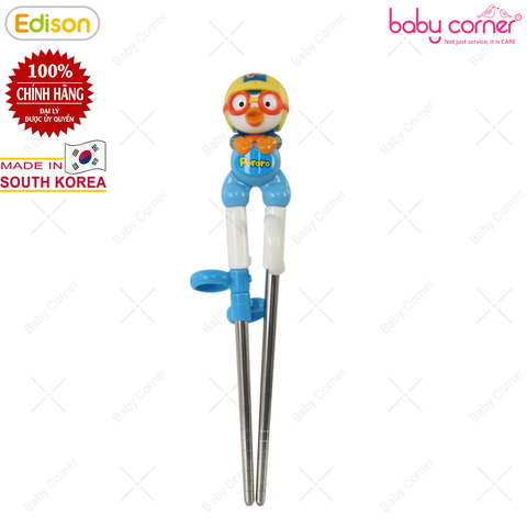  Đũa Tập Ăn Xỏ Ngón Bằng Inox Cao Cấp (Tay Phải) Edison Cho Bé Từ 2 Tuổi 