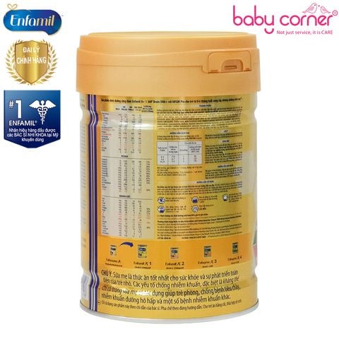  Sữa Bột Enfamil A+ Số 1 cho bé 0-6 tháng, 870g 