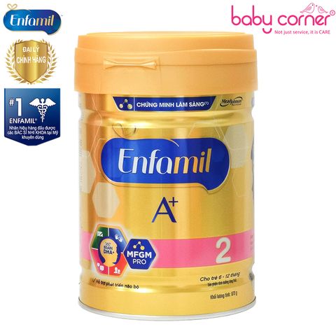  Sữa Bột Enfamil A+ Số 2, Cho Bé 6-12 tháng, 870g 