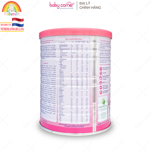  Sữa Bột Fabimilk 1 Infant Formula, Cho Bé Từ 0-6 Tháng, 400G 
