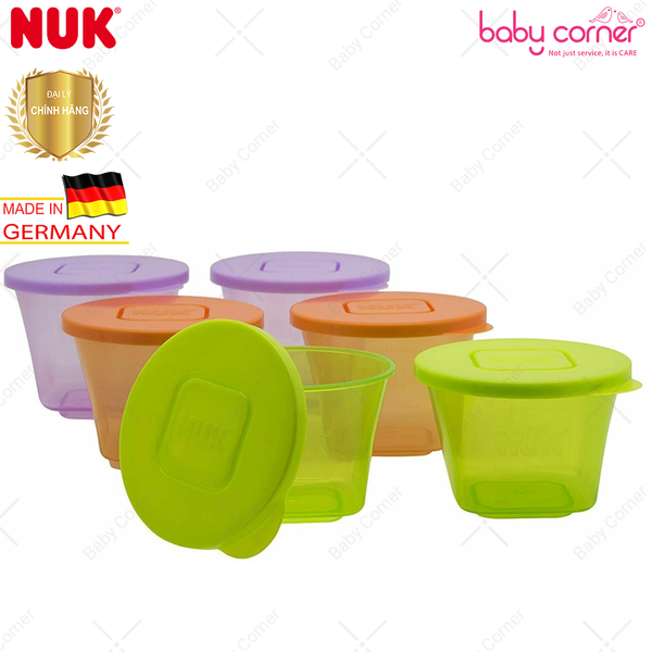  Bộ 6 Hộp Đựng Thực Phẩm NUK 