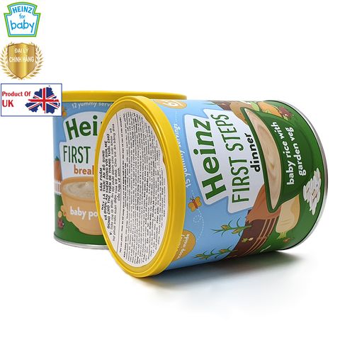  Bột Ăn Dặm (Cháo) HEINZ Gạo và Rau Củ Xay Nhuyễn 200g, Cho Bé Từ 6 Tháng Tuổi 