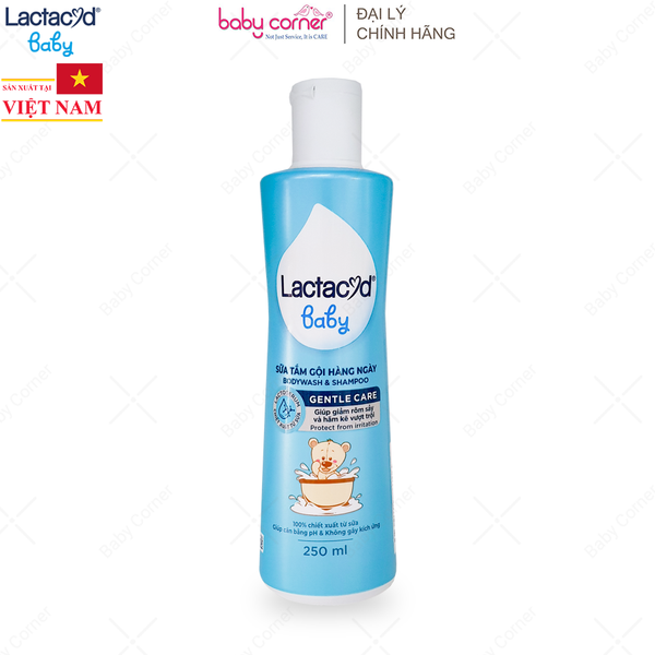  Sữa Tắm Gội Cho Bé Lactacyd BB 