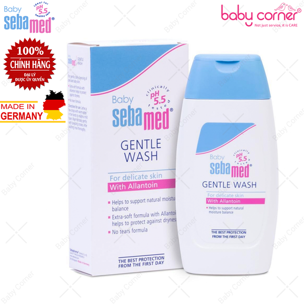  Sữa tắm gội dịu nhẹ toàn thân cho bé Sebamed pH5.5 200ml 