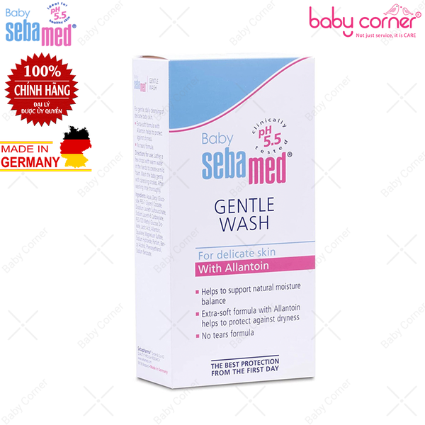  Sữa tắm gội dịu nhẹ toàn thân cho bé Sebamed pH5.5 200ml 