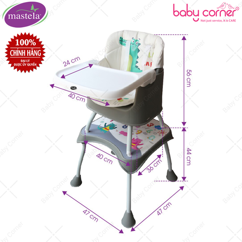  Ghế Ăn Đa Năng 3in1 Mastela 1016 