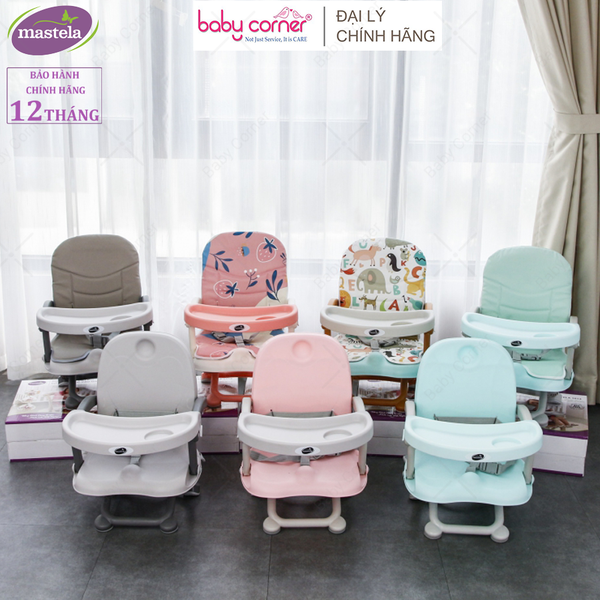  Ghế Ngồi Ăn Du Lịch Dạng Thấp MASTELA Có Nâng Hạ Độ Cao MSTL1013-A, Lót Da 