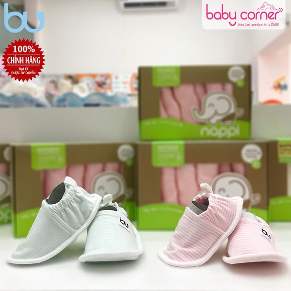  Giày vải Bu cho bé từ 3-6 tháng 