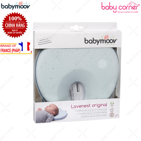  Gối Chống Bẹt Đầu Babymoov Lovenest Cho Bé 