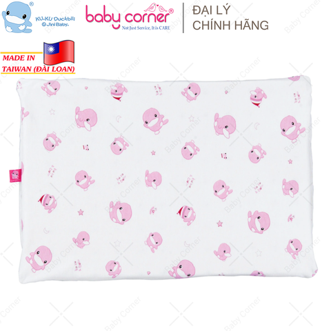  Gối Cao Su Kuku Chống Ngạt & Thoáng Khí Cho Bé (Size 29.5x43x2.5cm) 