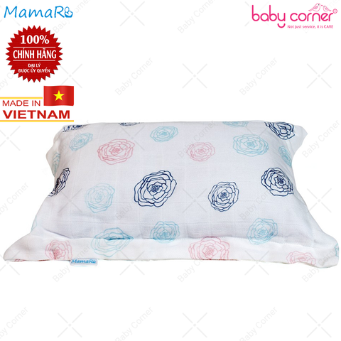  Gối Nằm Mamaru 30x38cm Cho Bé (Hoạ Tiết Ngẫu Nhiên) 