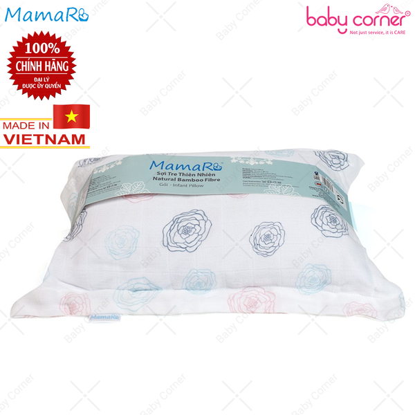  Gối Nằm Mamaru 30x38cm Cho Bé (Hoạ Tiết Ngẫu Nhiên) 