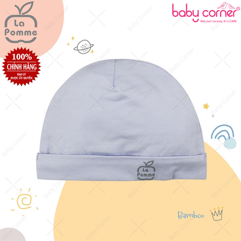  H015 Mũ Sơ Sinh Trơn La Pomme 0M 