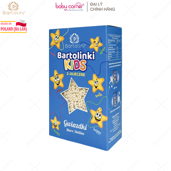  Mì Nui Cho Bé Hình Ngôi Sao BARTOLINI, 250G 