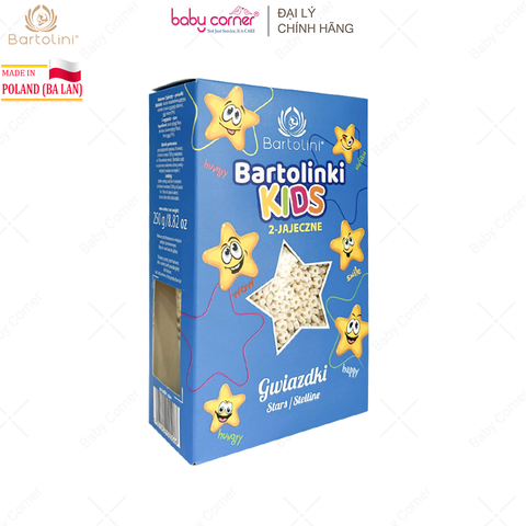  Mì Nui Cho Bé Hình Ngôi Sao BARTOLINI, 250G 