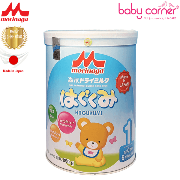  Sữa Morinaga Hagakumi (Số 1) Cho Bé 0-6 Tháng - 850gr (nhập Nhật) 