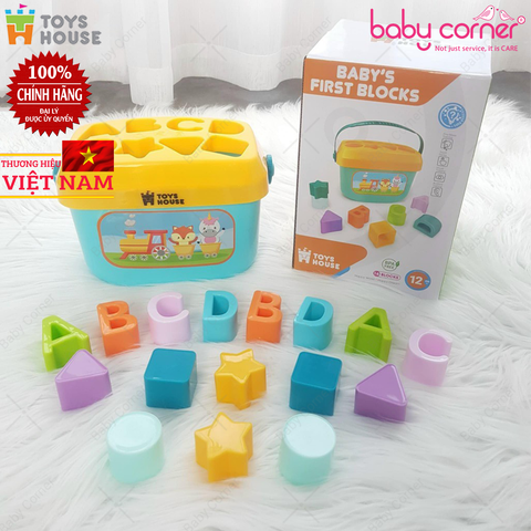  Đồ Chơi Thả Hình Khối Và Chữ Cho Bé Toys House 0702-TH-HE0218 