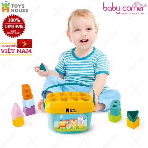  Đồ Chơi Thả Hình Khối Và Chữ Cho Bé Toys House 0702-TH-HE0218 