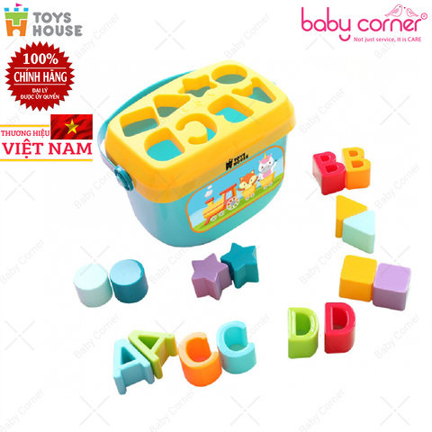  Đồ Chơi Thả Hình Khối Và Chữ Cho Bé Toys House 0702-TH-HE0218 