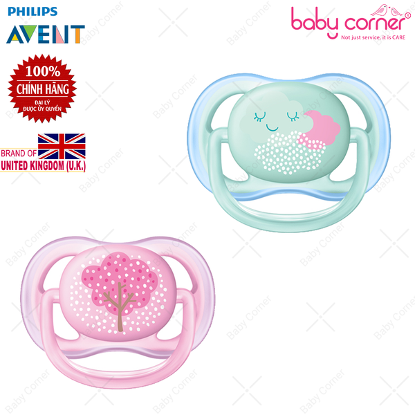  Ty Ngậm Thông Khí Phiên Bản Hiện Đại, 0-6T Vỉ Đôi Philips Avent 