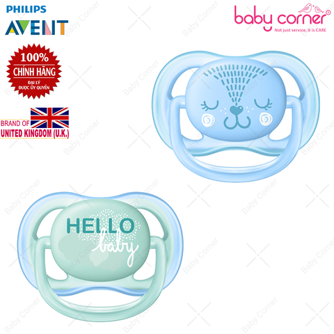  Ty Ngậm Thông Khí Phiên Bản Hiện Đại, 0-6T Vỉ Đôi Philips Avent 