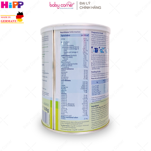  Sữa Bột HiPP Organic Combiotic Số 1, Bé Từ 0 - 6 Tháng, 350g 