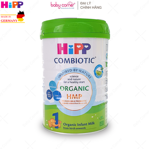  Sữa Bột HiPP Organic Combiotic Số 1, Bé Từ 0 - 6 tháng, 800G 