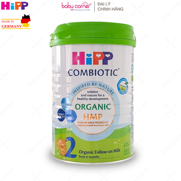  Sữa Bột HiPP Organic Combiotic Số 2, Bé từ 6-12 Tháng, 800G 