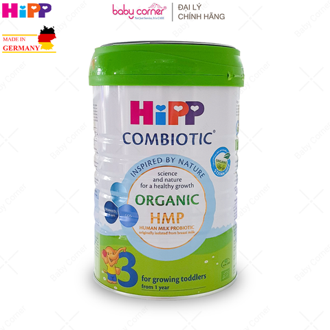  Sữa Bột HiPP Organic Combiotic Số 3, 800g, Bé từ 1 - 3 tuổi 