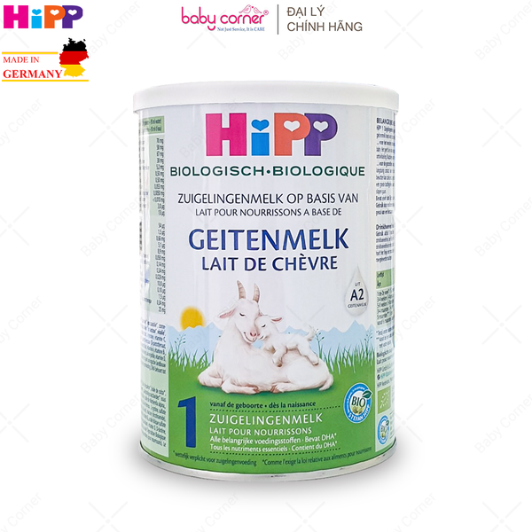  Sữa Dê HiPP Organic Số 1, Bé Từ 0 - 6 tháng, 400G 