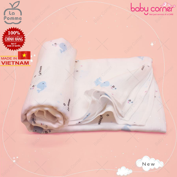  K003 Khăn Đa Năng Sợi Tre Lụa La Pomme 120x120cm 