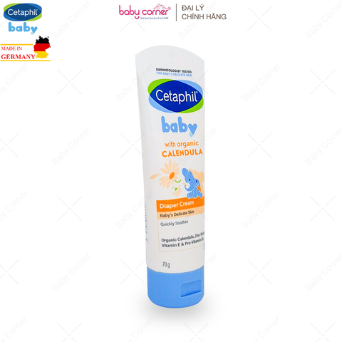  Kem Hăm Tã Cetaphil Baby Hoa Cúc, Tuýp 70G 