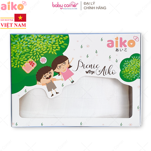  Khăn Tắm Sợi Tre Trơn AIKO, 120X110CM (1 Cái/Hộp) 