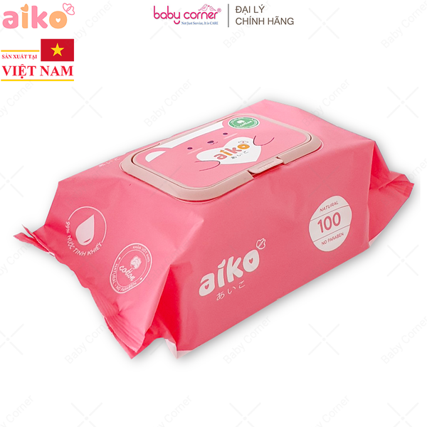  Khăn Ướt Aiko (Hồng) 