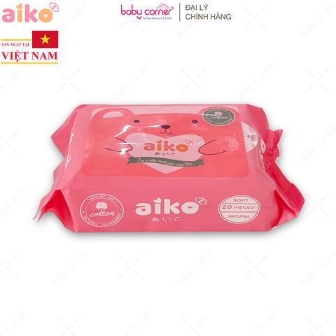  Khăn Ướt Aiko (Hồng) 